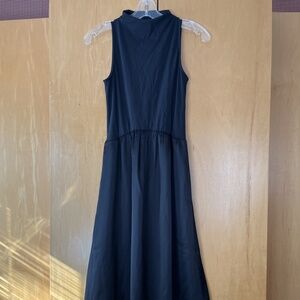 Steve Madden Sleeveless Midi Dress High Neck Black XS